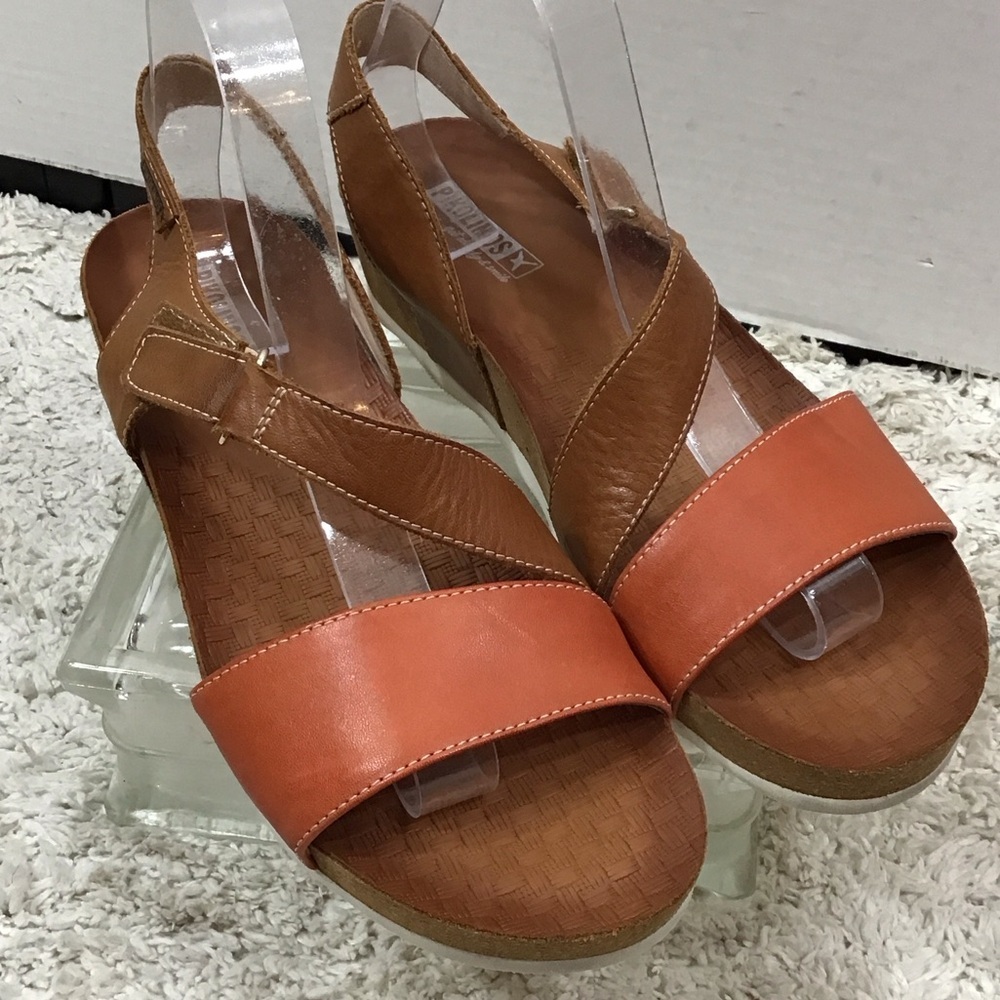 PIKOLINOS Scarlet Mahon monk strap wedge Sandals 41